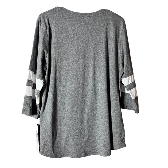 ✨NFL Los Angeles Rams Women’s Jersey Top XL Gray Team Apparel Football - Picture 3 of 10